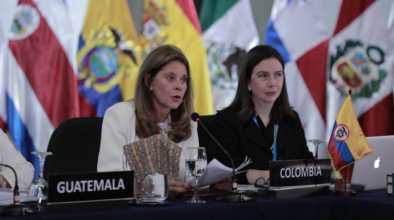 La Vicepresidenta de la República, Marta Lucía Ramírez.