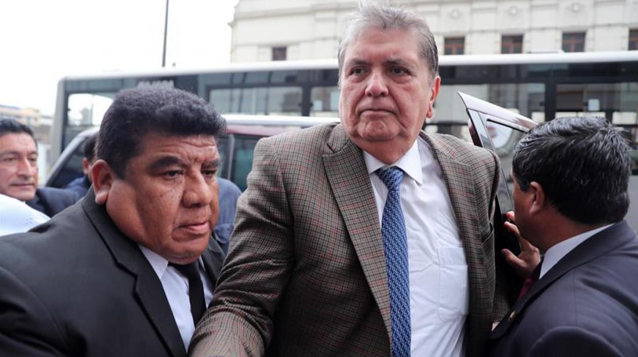 El expresidente peruano Alan García.