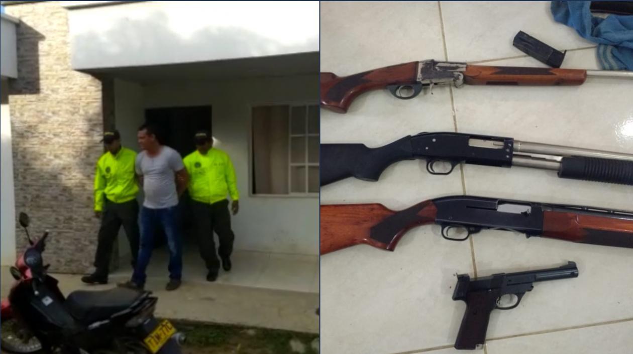 Julio César Coma Oliveros, el hombre capturado en Juan de Acosta por la Policía.