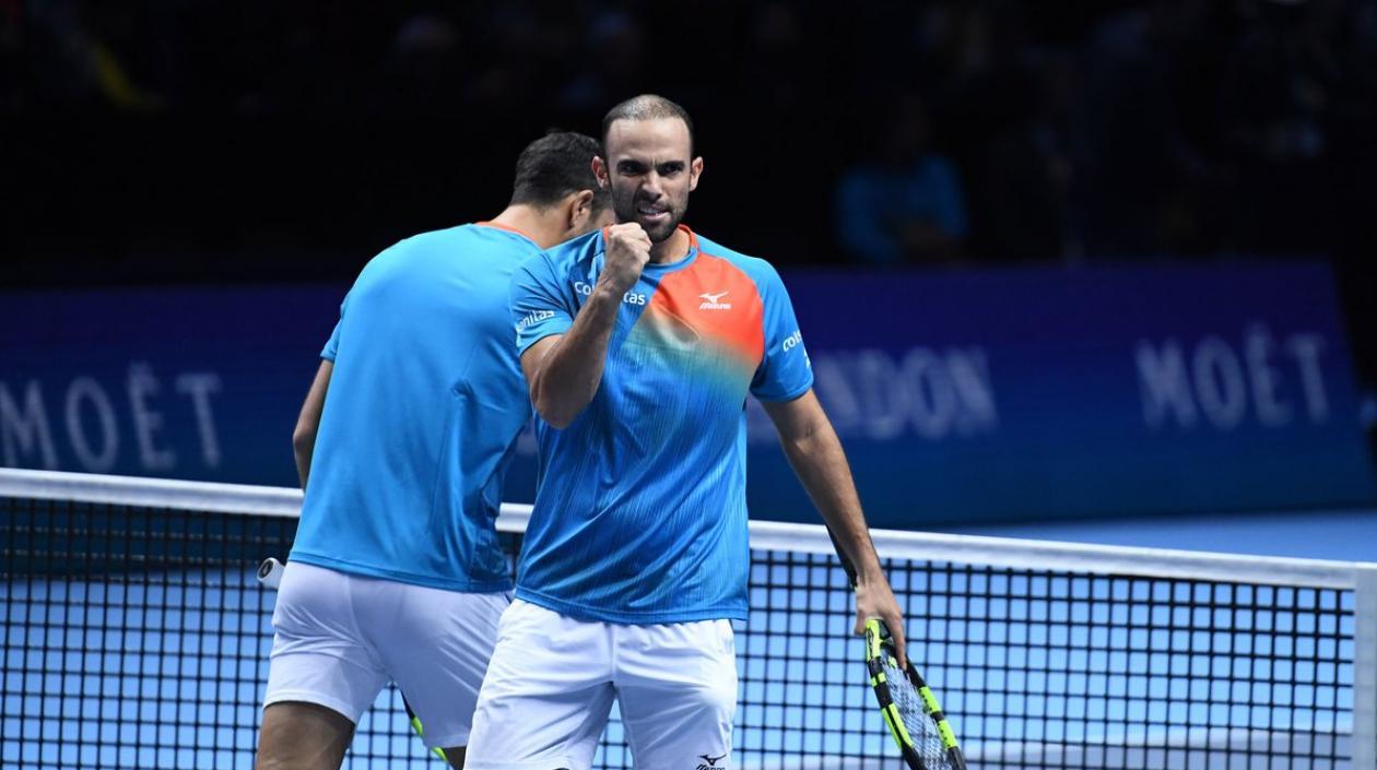 Los colombianos Juan Sebastián Cabal y Robert Farah dejaron una buena imagen en su primera participación en la final.