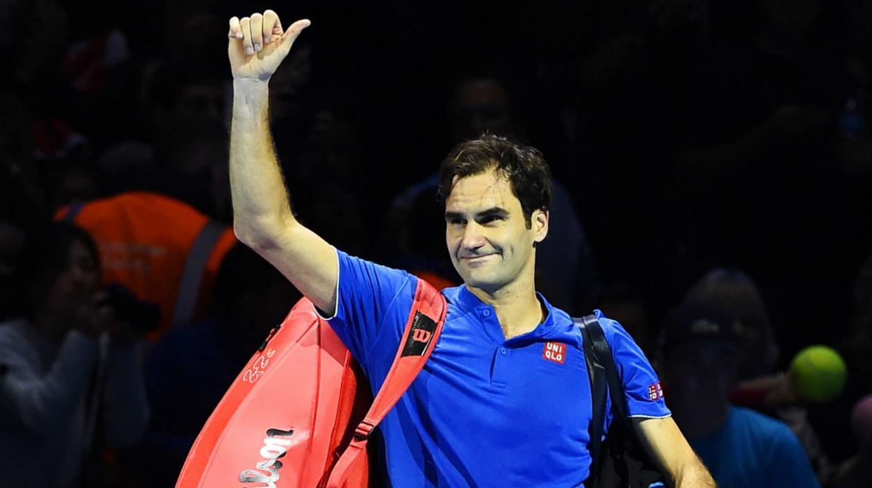 Roger Federer, tenista suizo. 