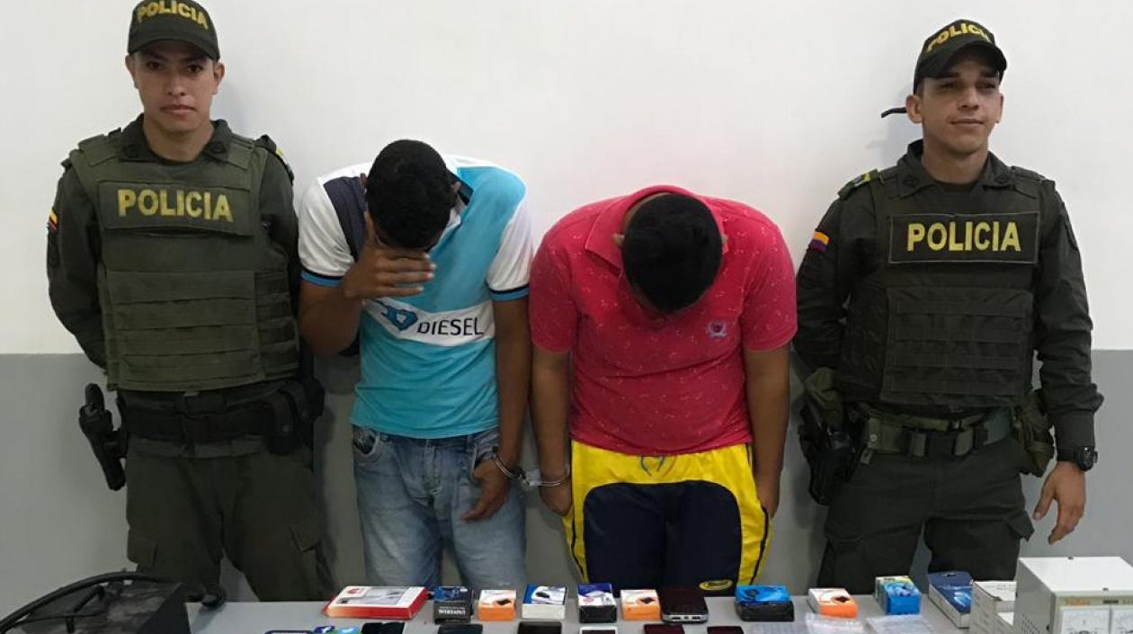  José Francisco Barbosa Acosta y José Daniel Figueroa Jiménez, los capturados.