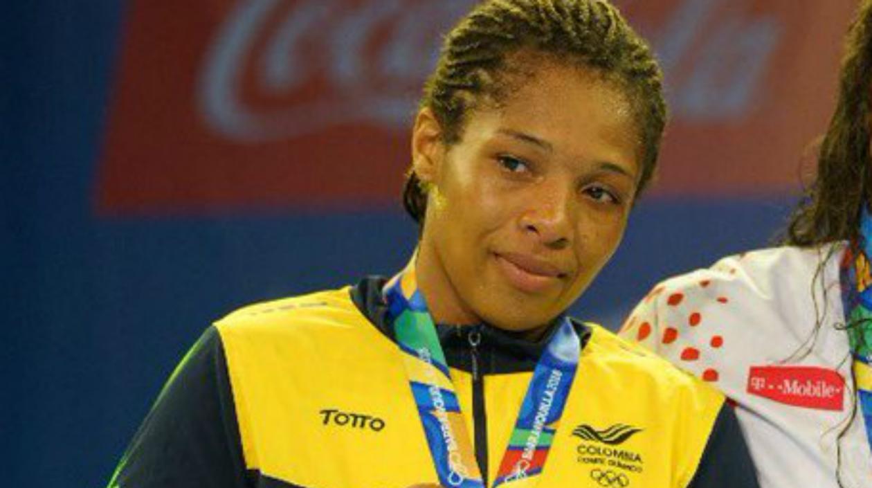 Jessica Caicedo, boxeadora colombiana. 