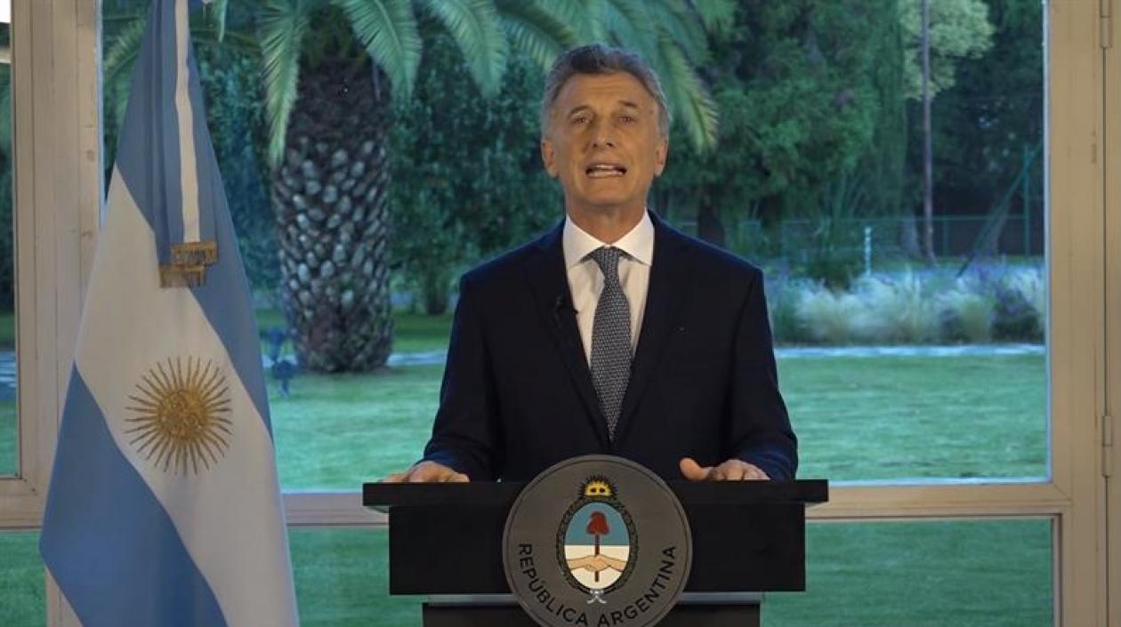 El presidente de Argentina, Mauricio Macri.