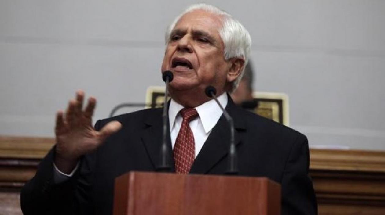 El presidente del Parlamento venezolano, el opositor Omar Barboza.