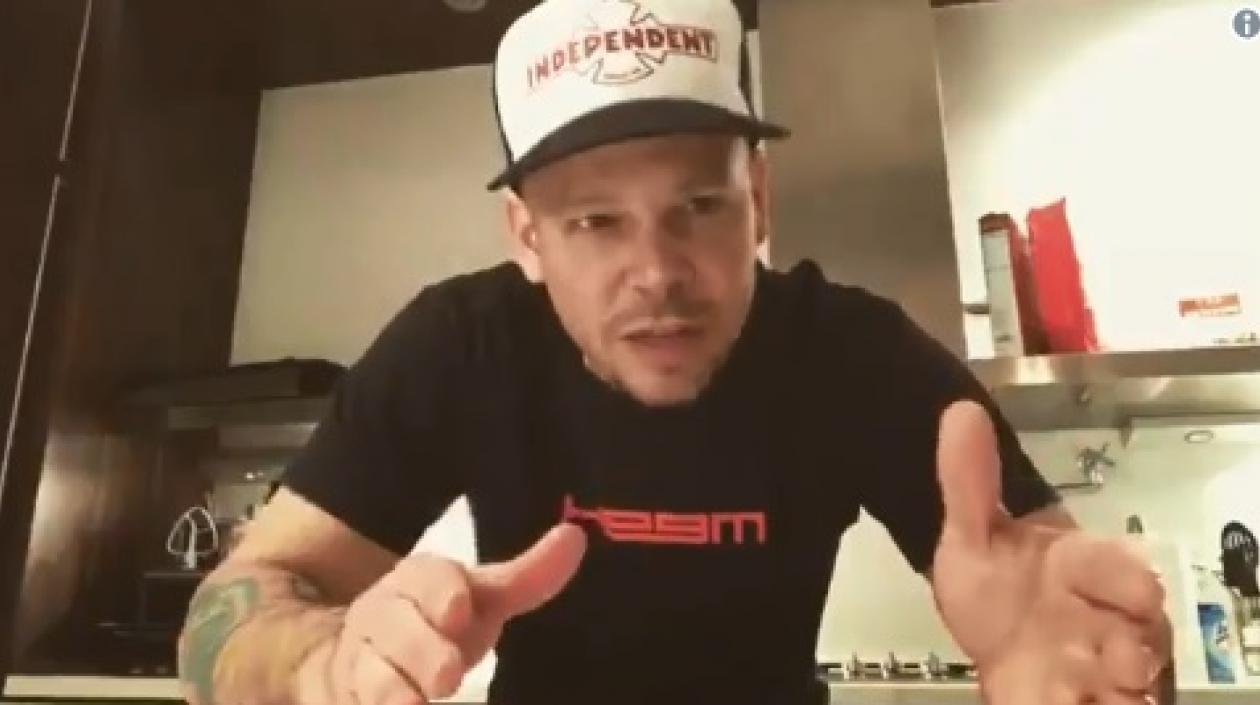 El cantante y compositor René Pérez.