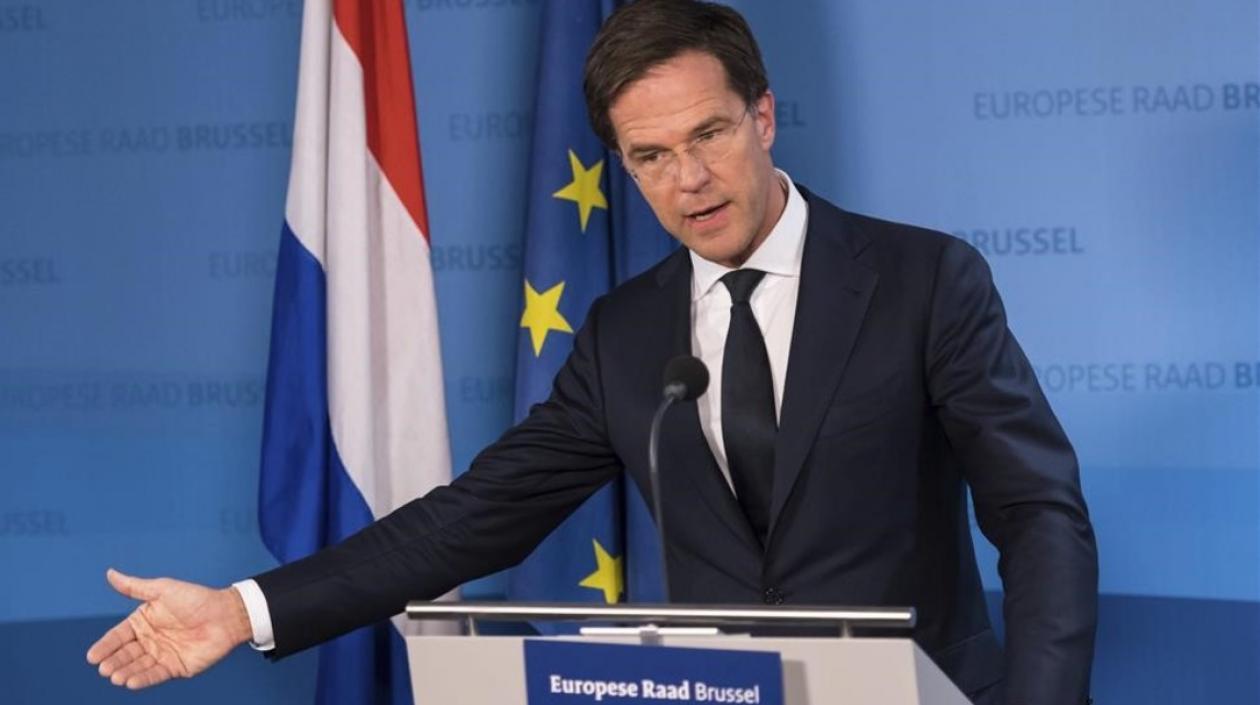  Mark Rutte, primer ministro de Holanda.