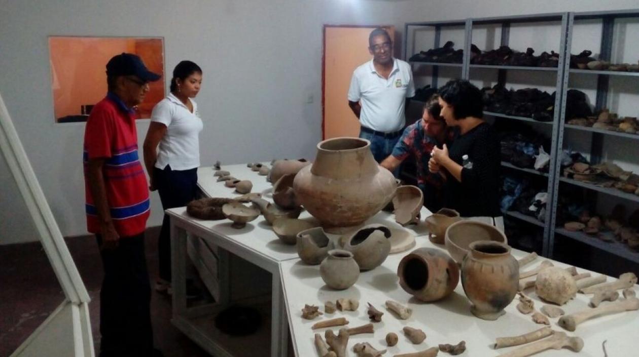 Piezas de la colección del Museo MUMA de Malambo.