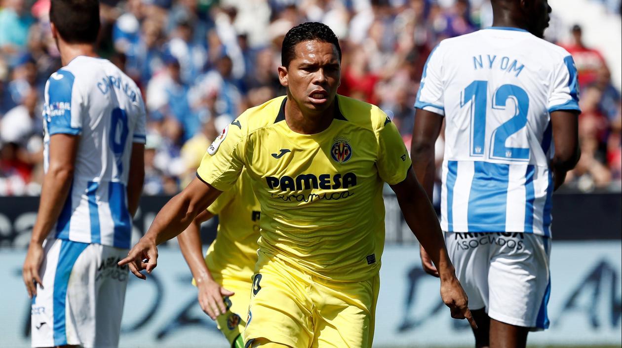Carlos Bacca, delantero de Villarreal. 