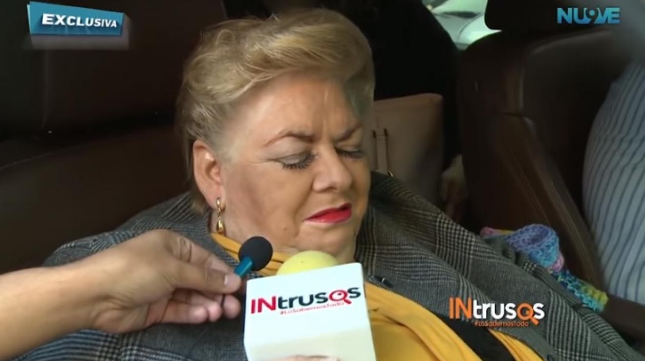 La cantante mexicana Paquita la del Barrio.