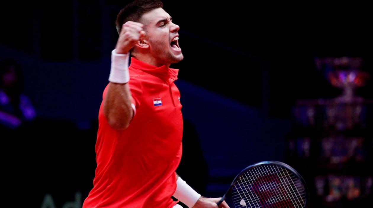 Borna Coric, tenista croata. 