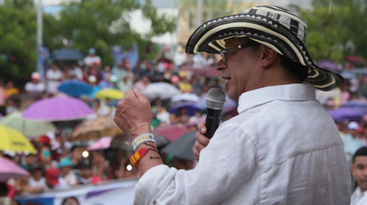Guatavo Petro, excandidato presidencial.