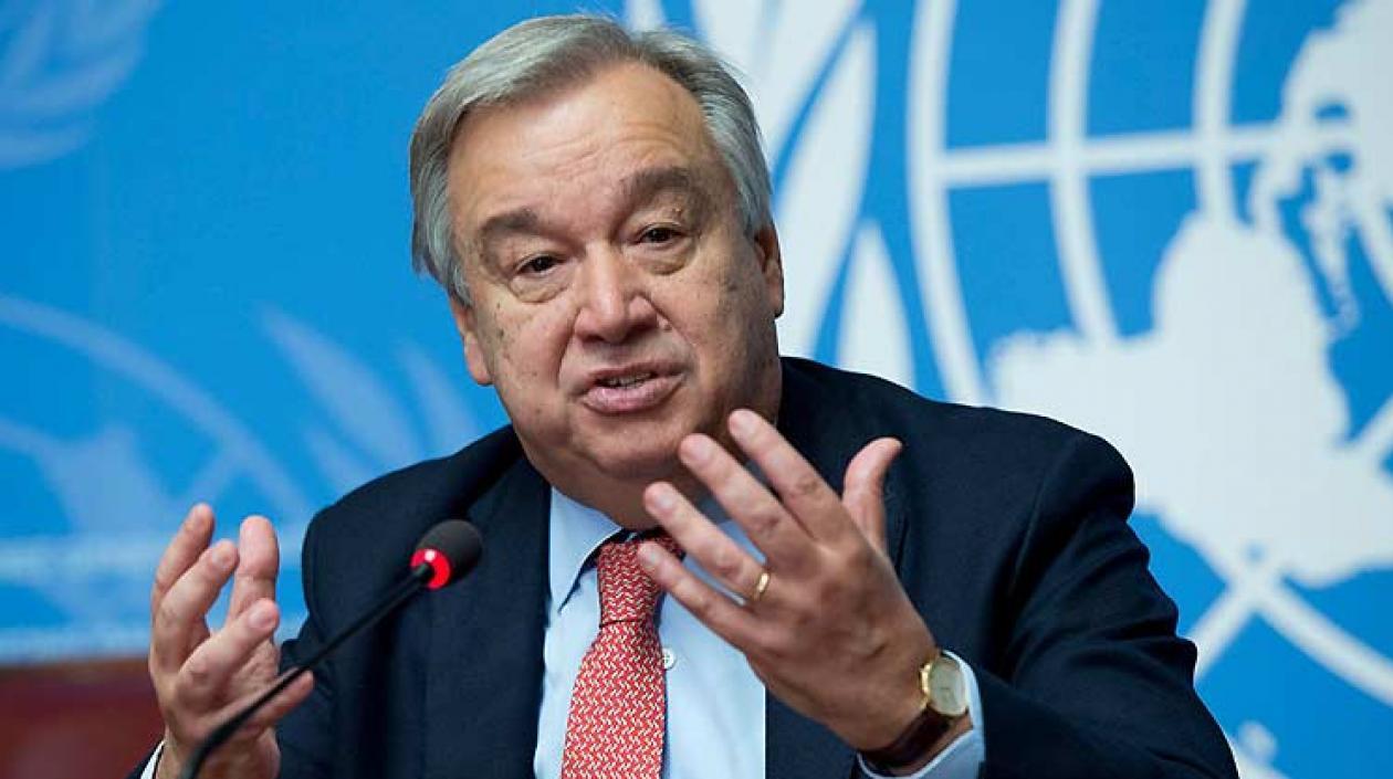 El secretario general de la ONU, António Guterres.