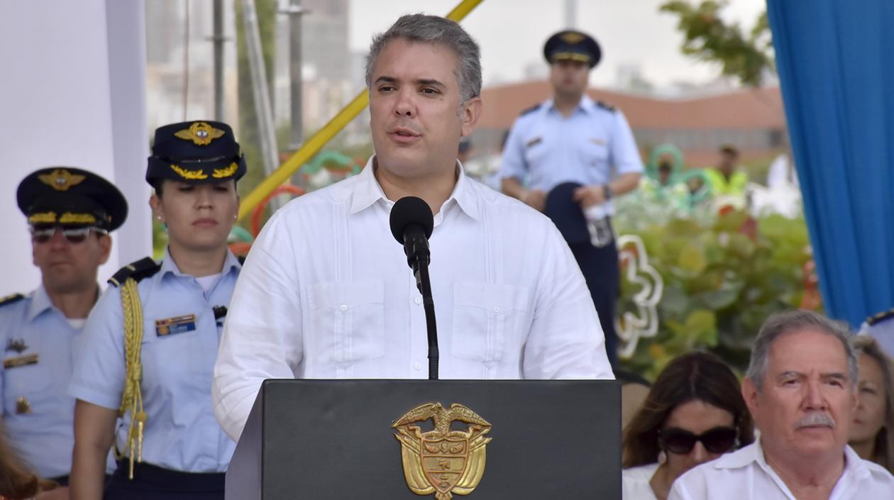 El presidente de Colombia, Iván Duque