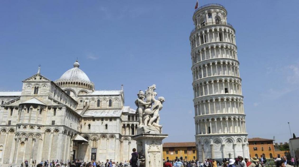La Torre inclinada de Pisa.