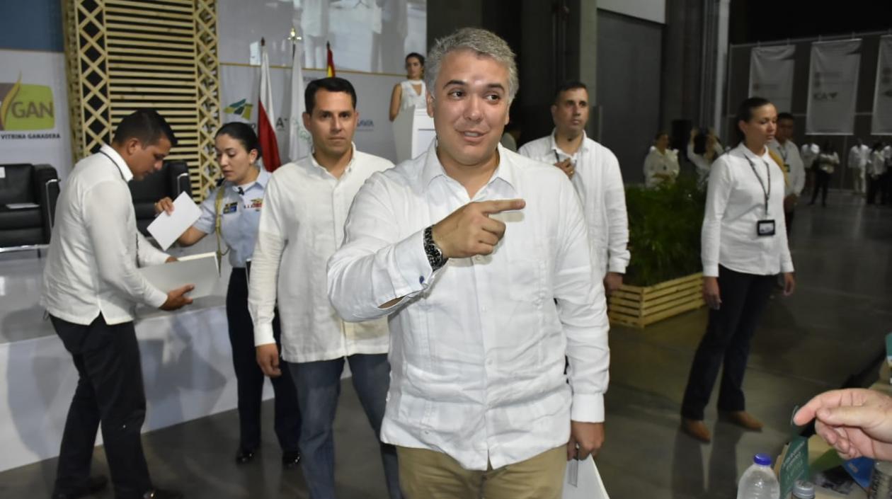 Iván Duque, Presidente de Colombia.
