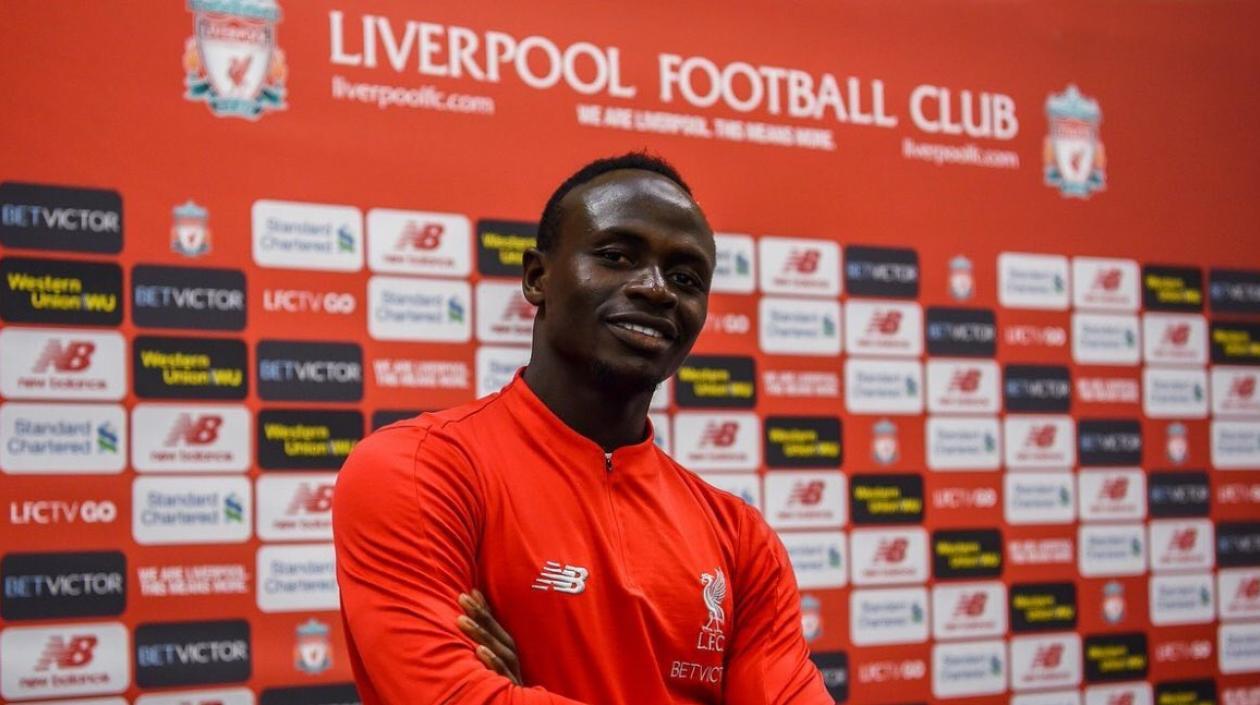 Sadio Mané, delantero del Liverpool. 
