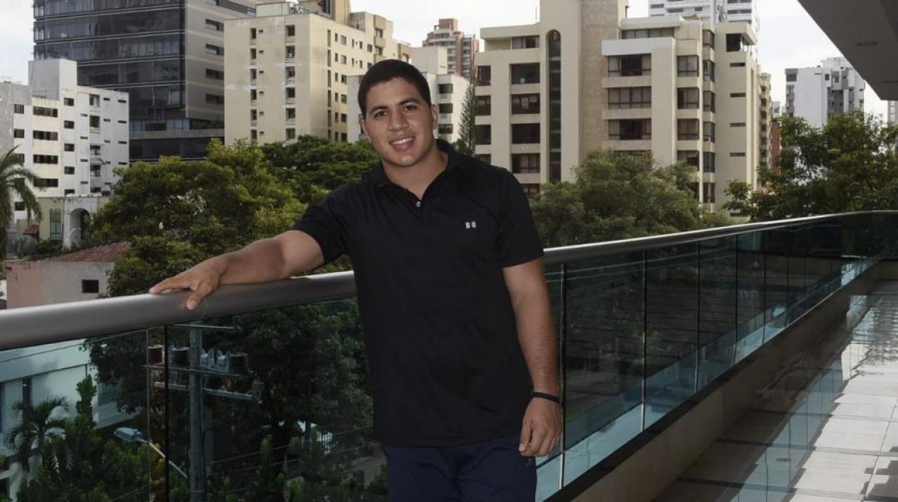 Sebastián Chegwin, joven emprendedor.