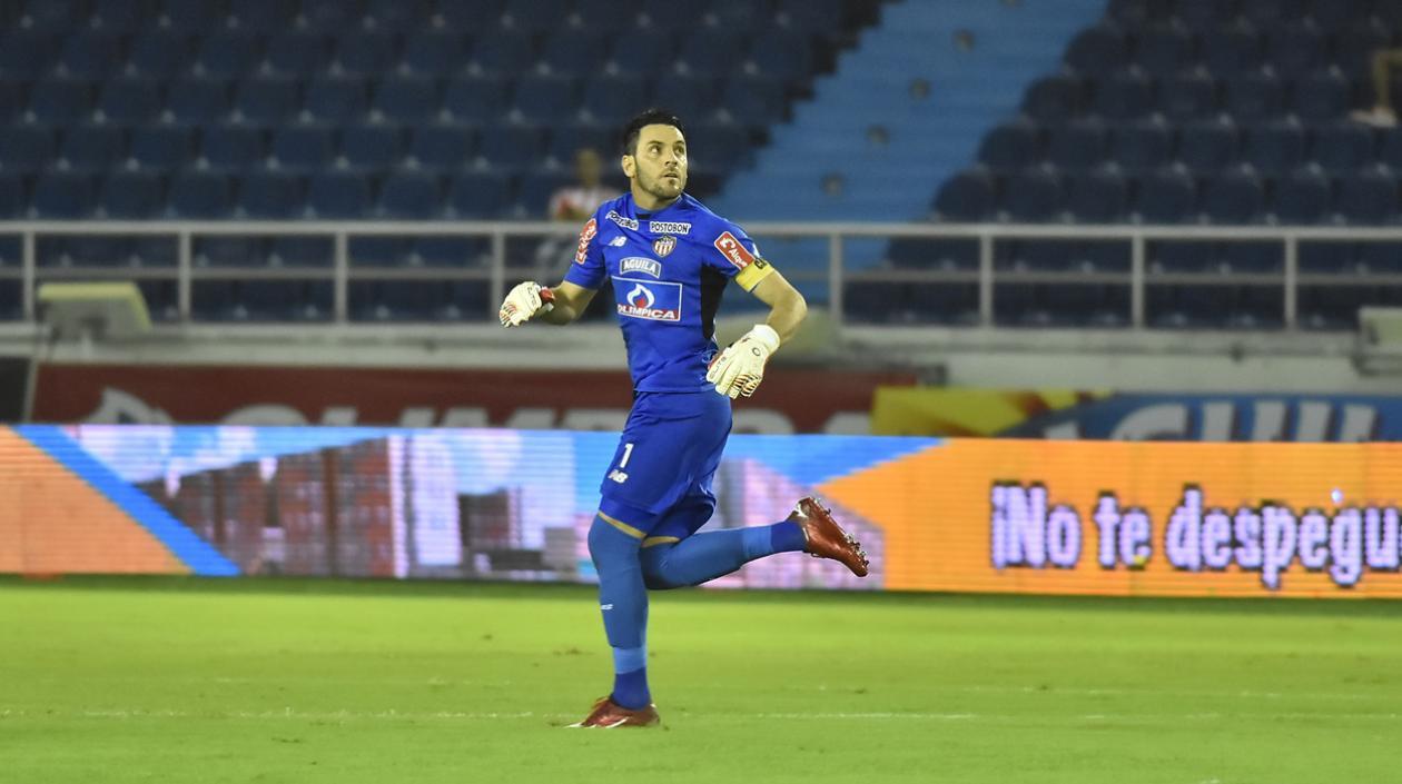 Sebastián Viera, portero de Junior. 