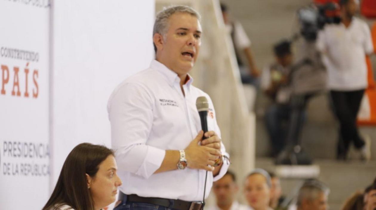 El Presidente de la República, Iván Duque. 