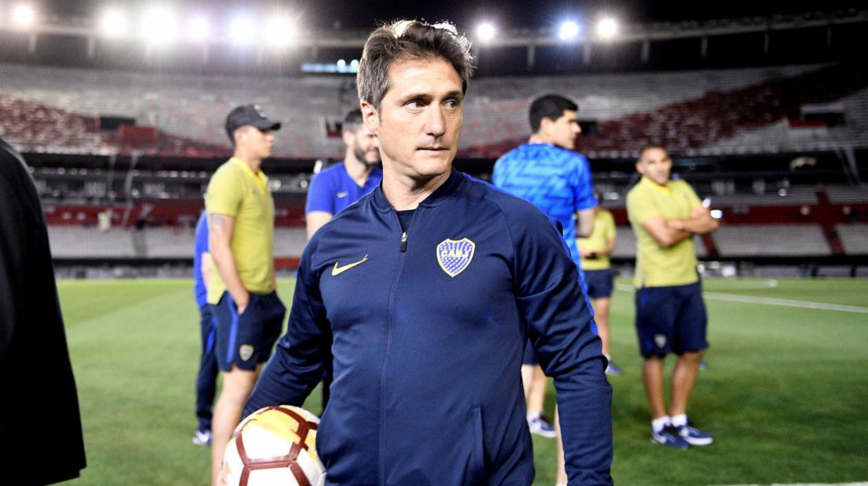 Guillermo Barros Schelotto, director técnico de Boca Juniors. 