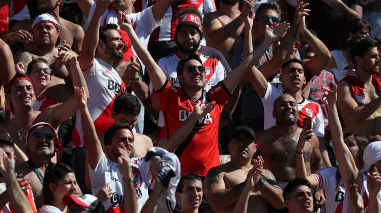 Hinchas de River Plate. 