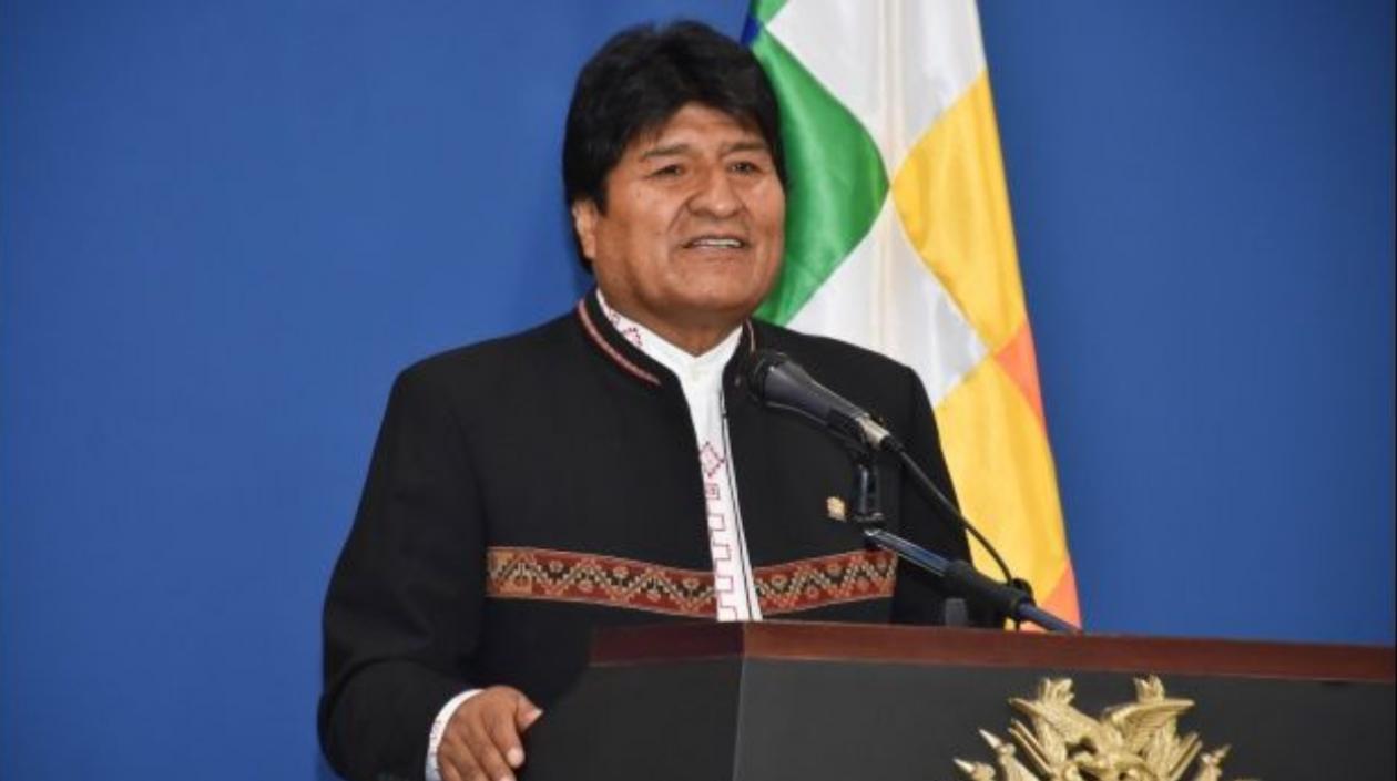 El presidente de Bolivia, Evo Morales