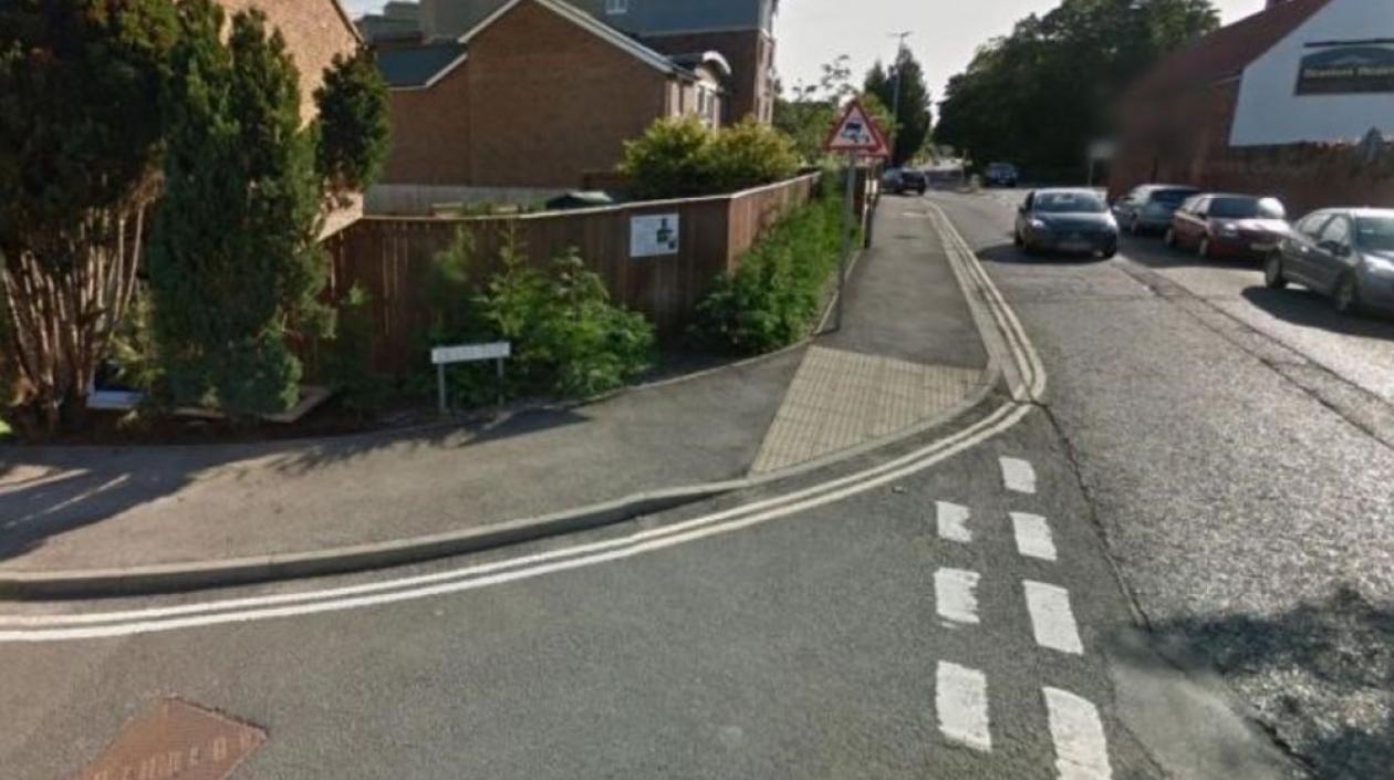 Lugar donde encontraron al bebé momificado.