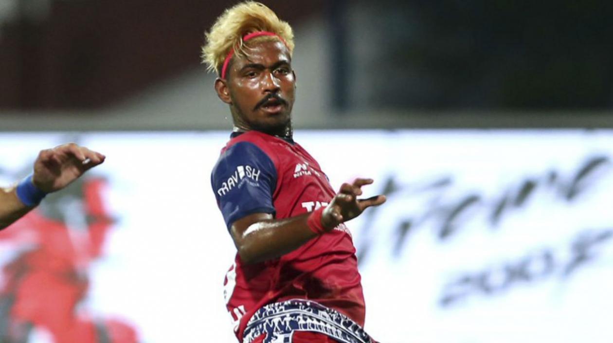 Gourav Mukh, delantero indio. 