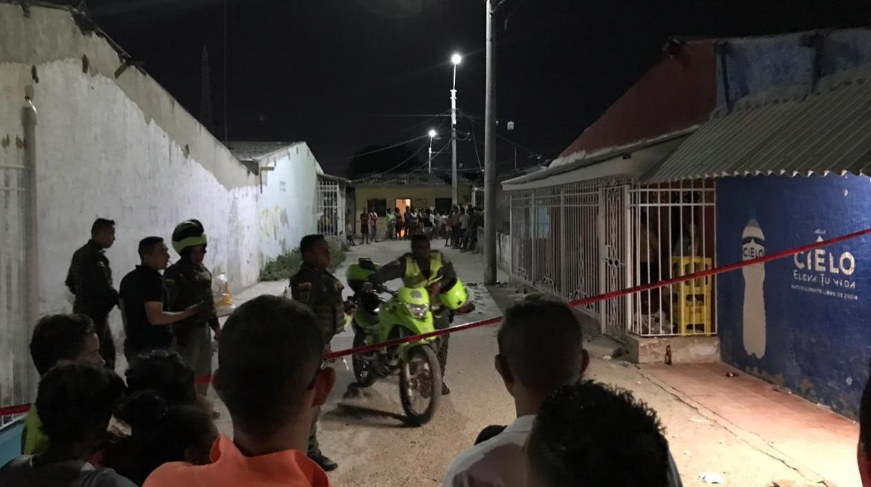 En este sector fue asesinado Luis Felipe Vásquez Castro.