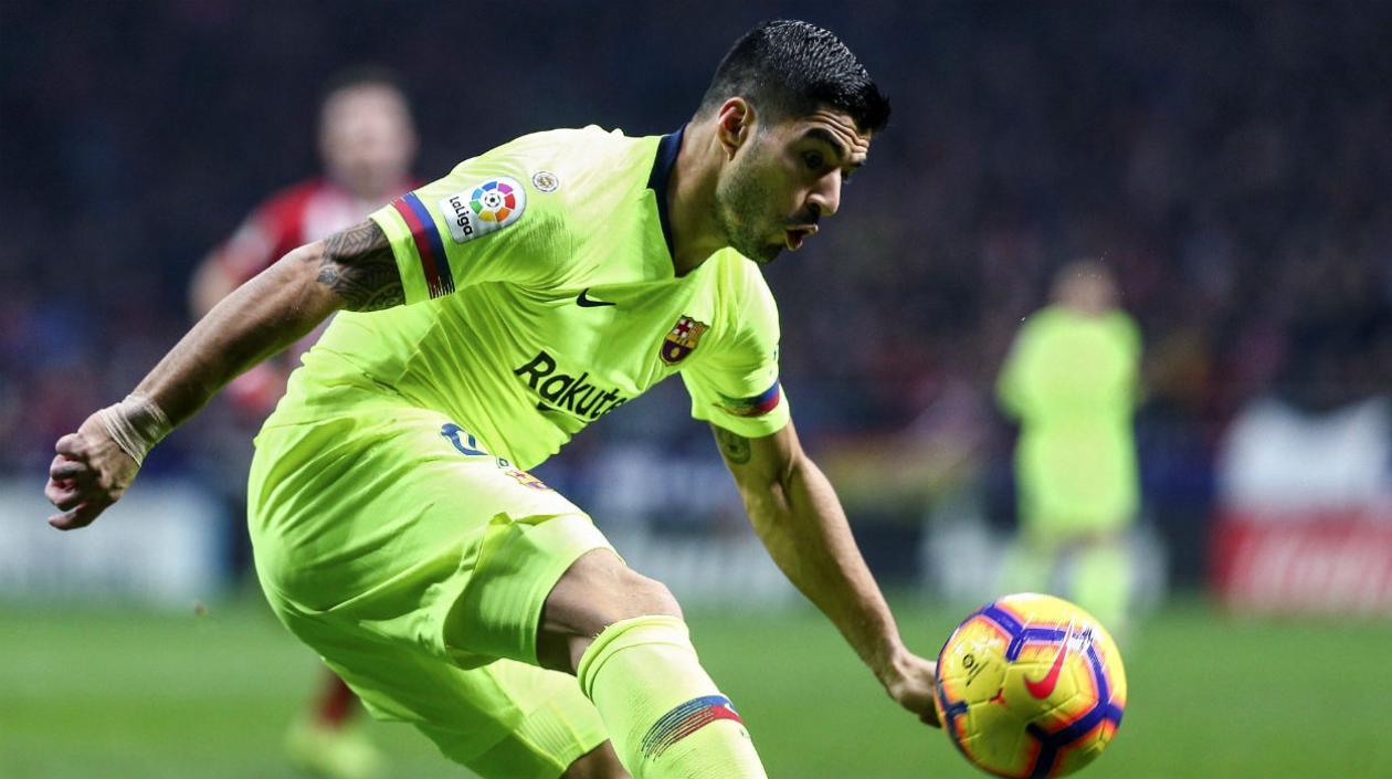 Luis Suárez, delantero del Barcelona. 