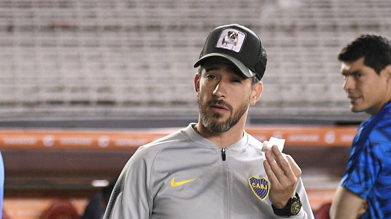 Pablo Pérez, capitán de Boca. 