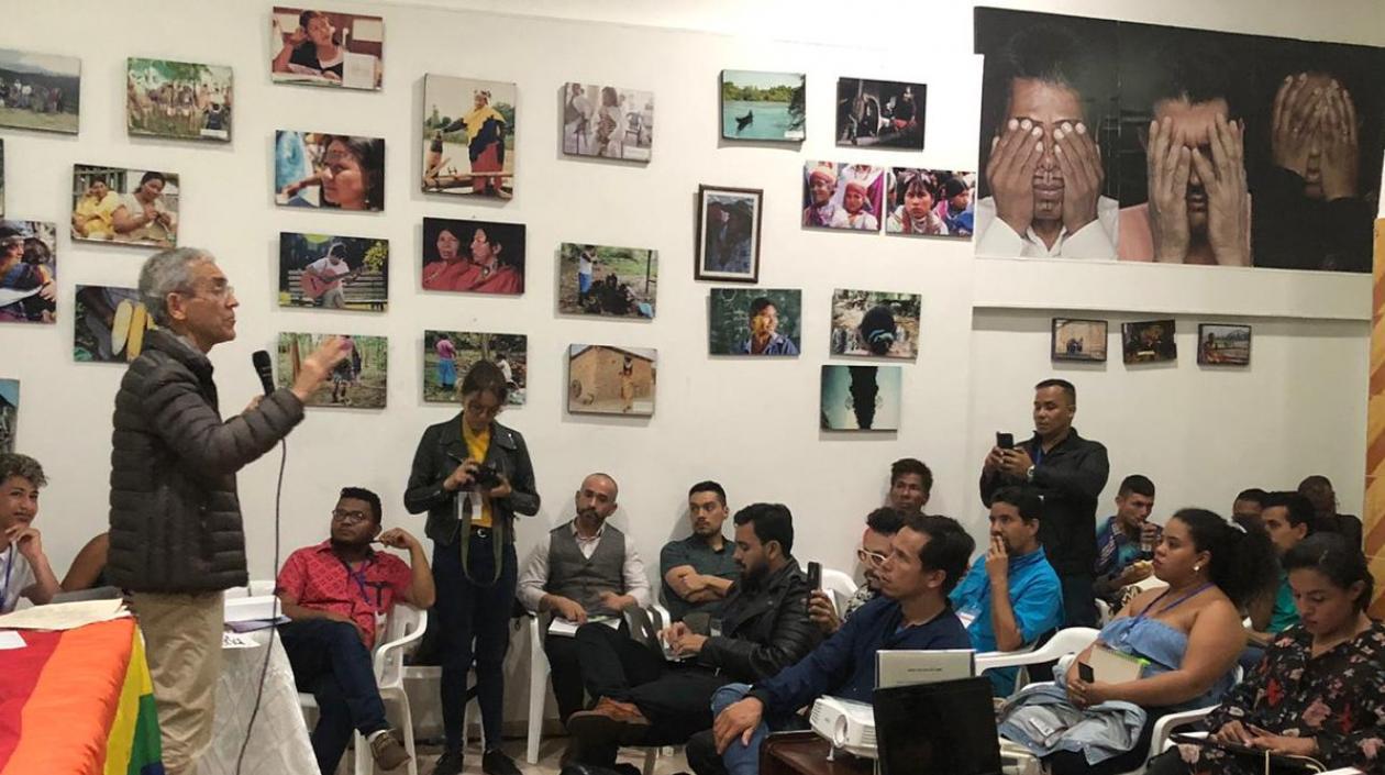 Sacerdote jesuita Francisco de Roux, presidente de la Comisión para el Esclarecimiento de la Verdad, la Convivencia y la No Repetición en Colombia.