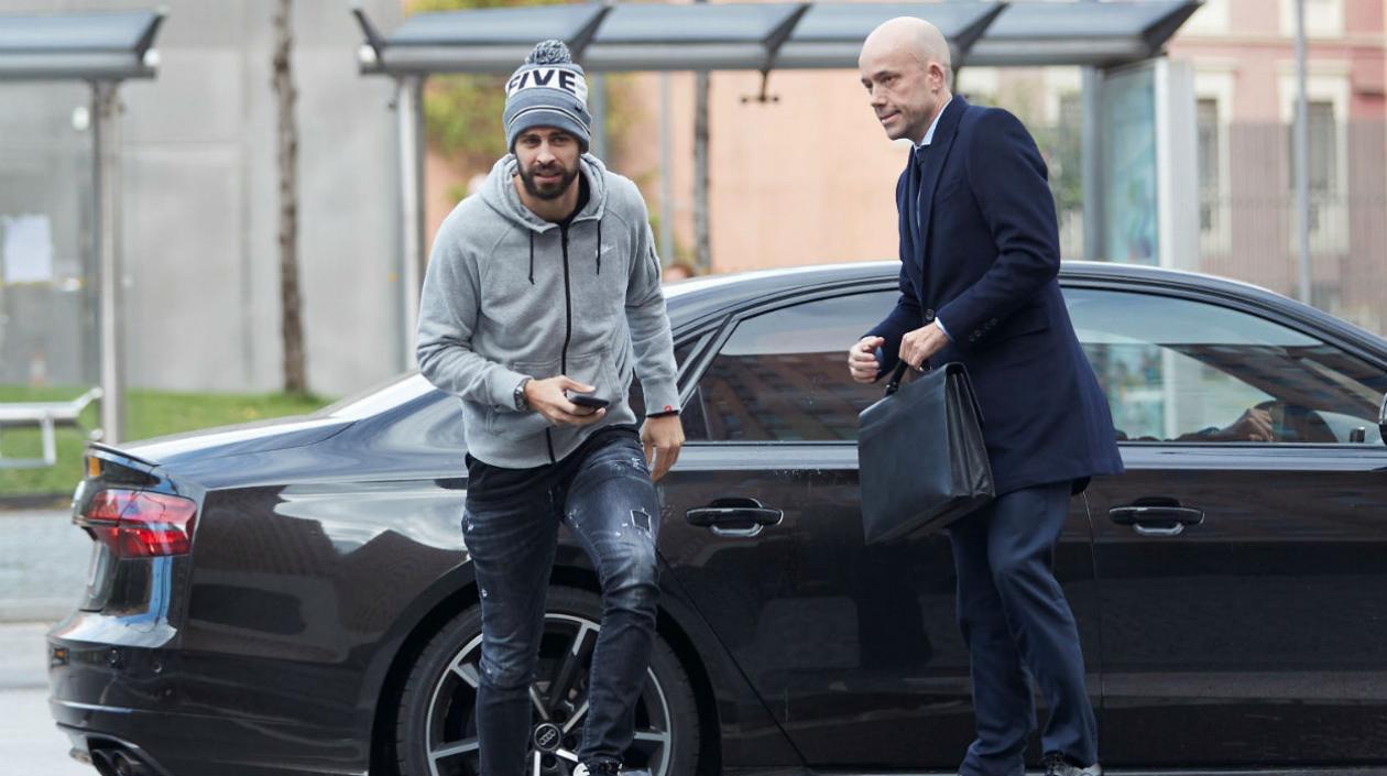 Gerard Piqué, jugador español. 