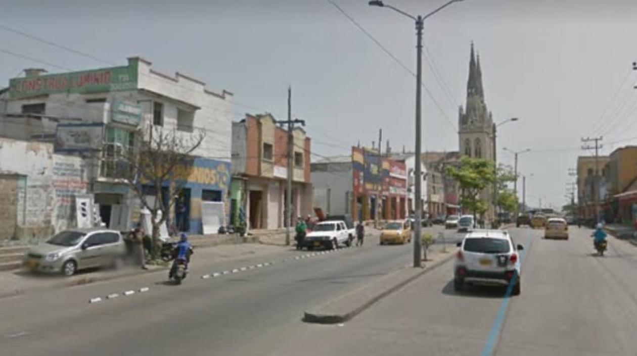 Calle 30 con carrera 35.