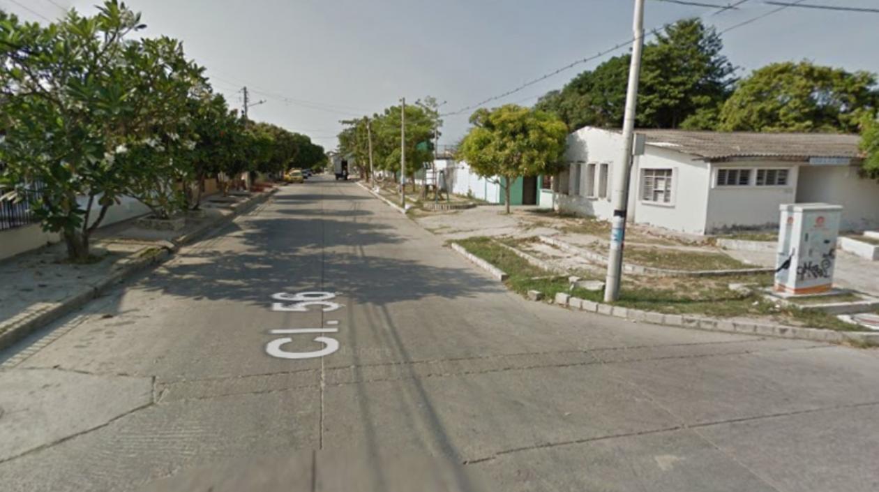 Los hechos ocurrieron en la calle 56 con carrera 25B.