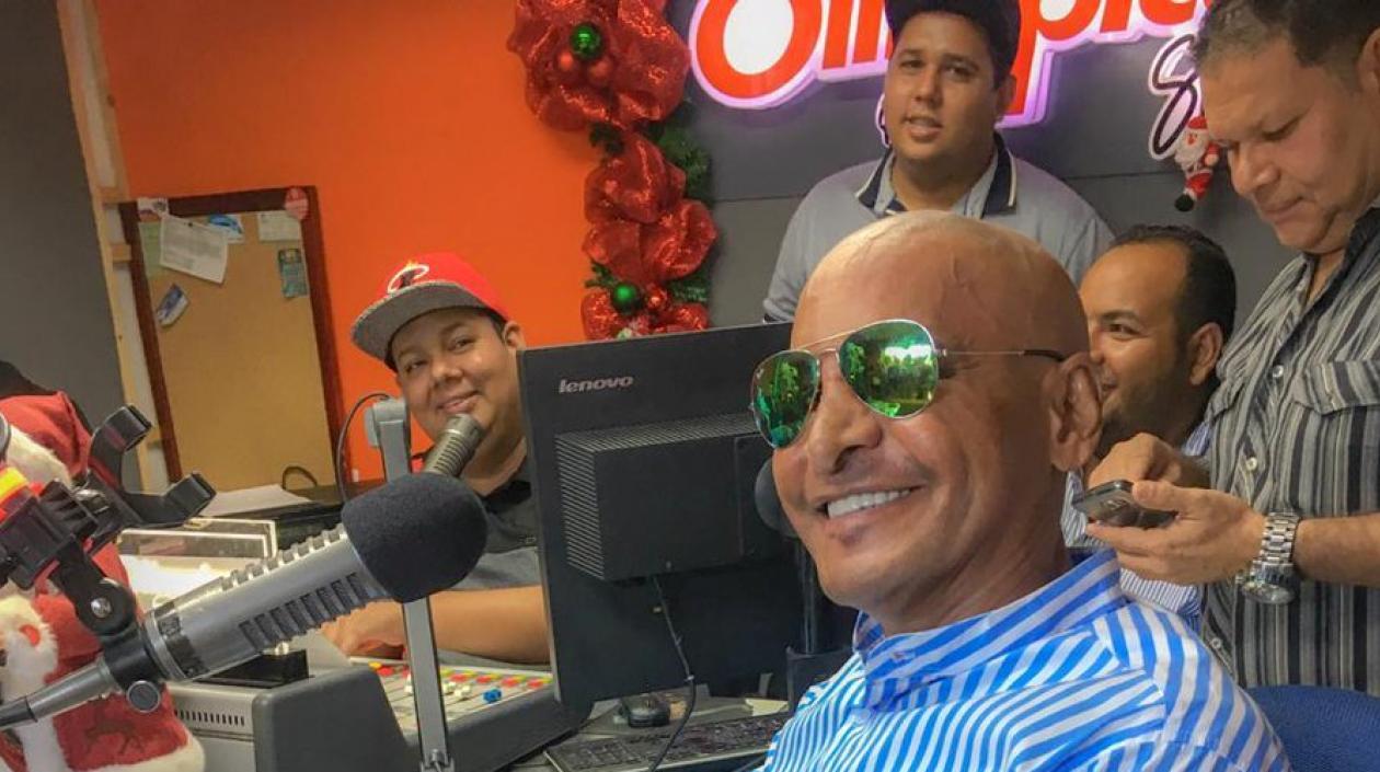 El cantante Farid Ortiz, 'El rey de los pueblos'.