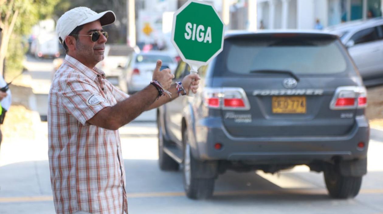 El Alcalde Alejandro Char.