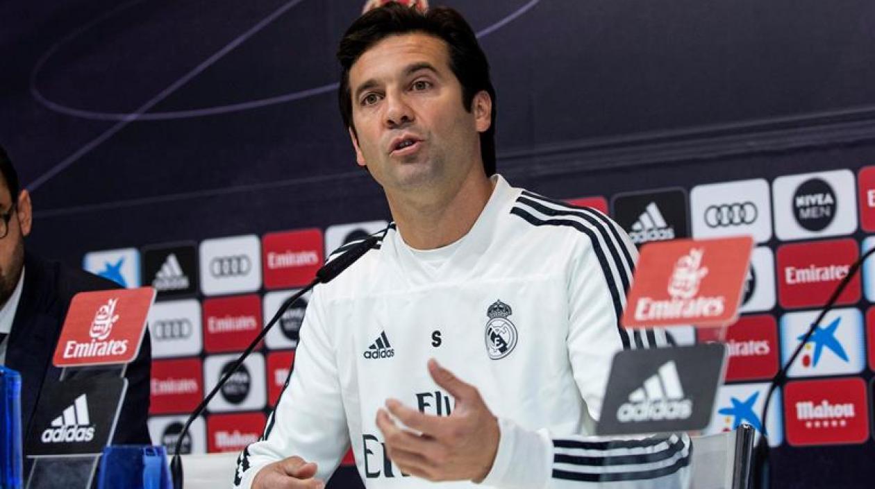 Santiago Solari, técnico argentino del Real Madrid. 