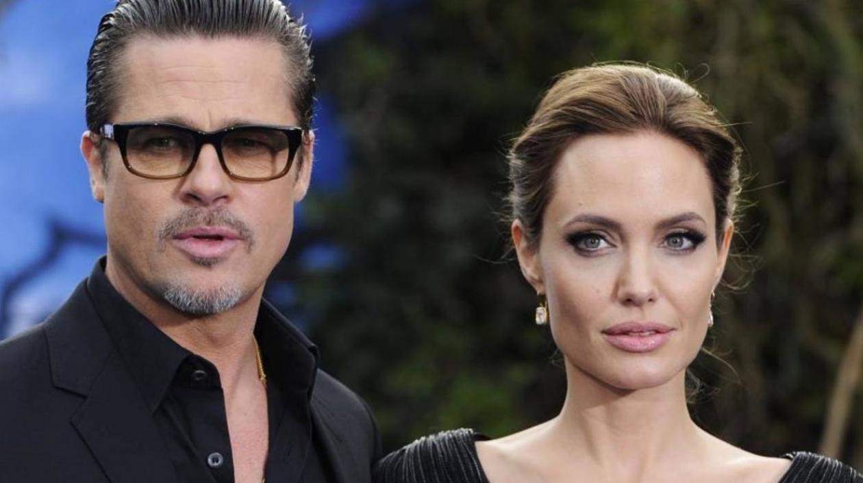 Los actores Brad Pitt y Angelina Jolie.