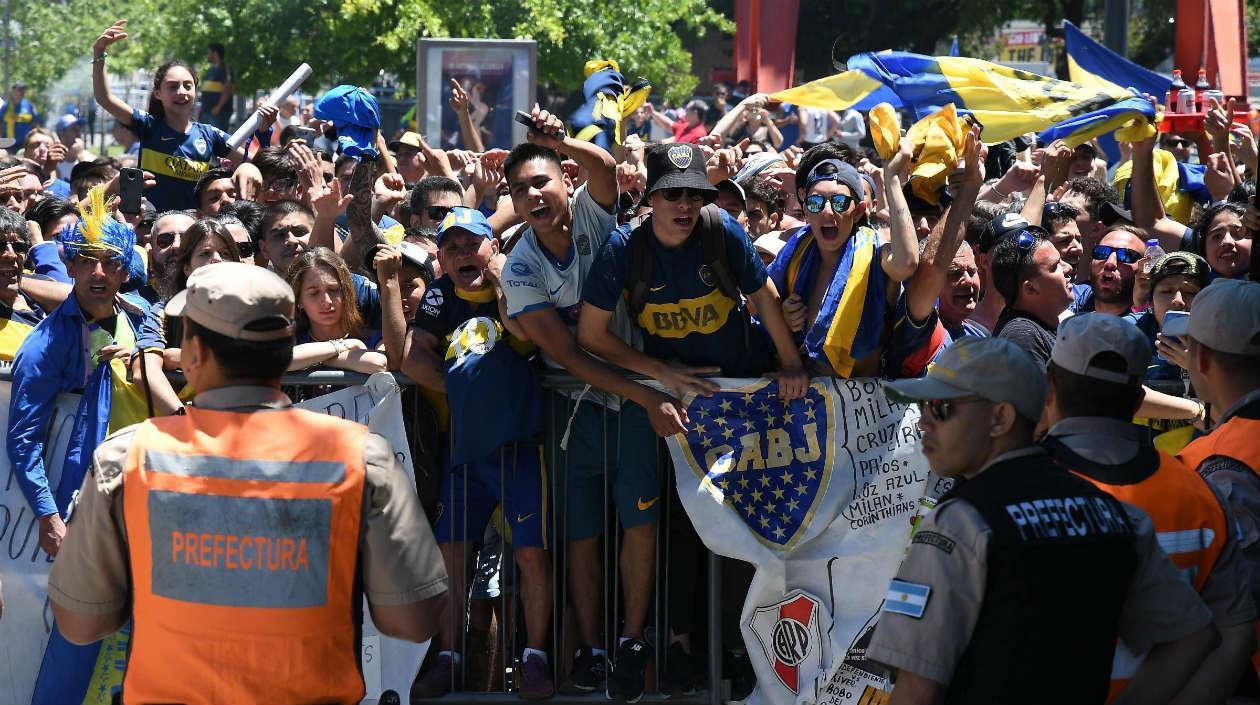 Hinchas de Boca Juniors. 