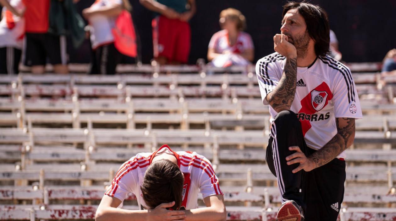 Hinchas de River Plate. 