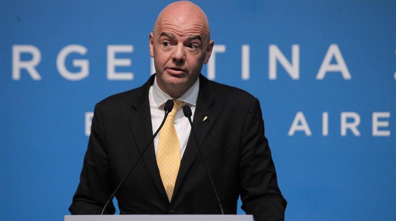 El presidente de la FIFA, Gianni Infantino.