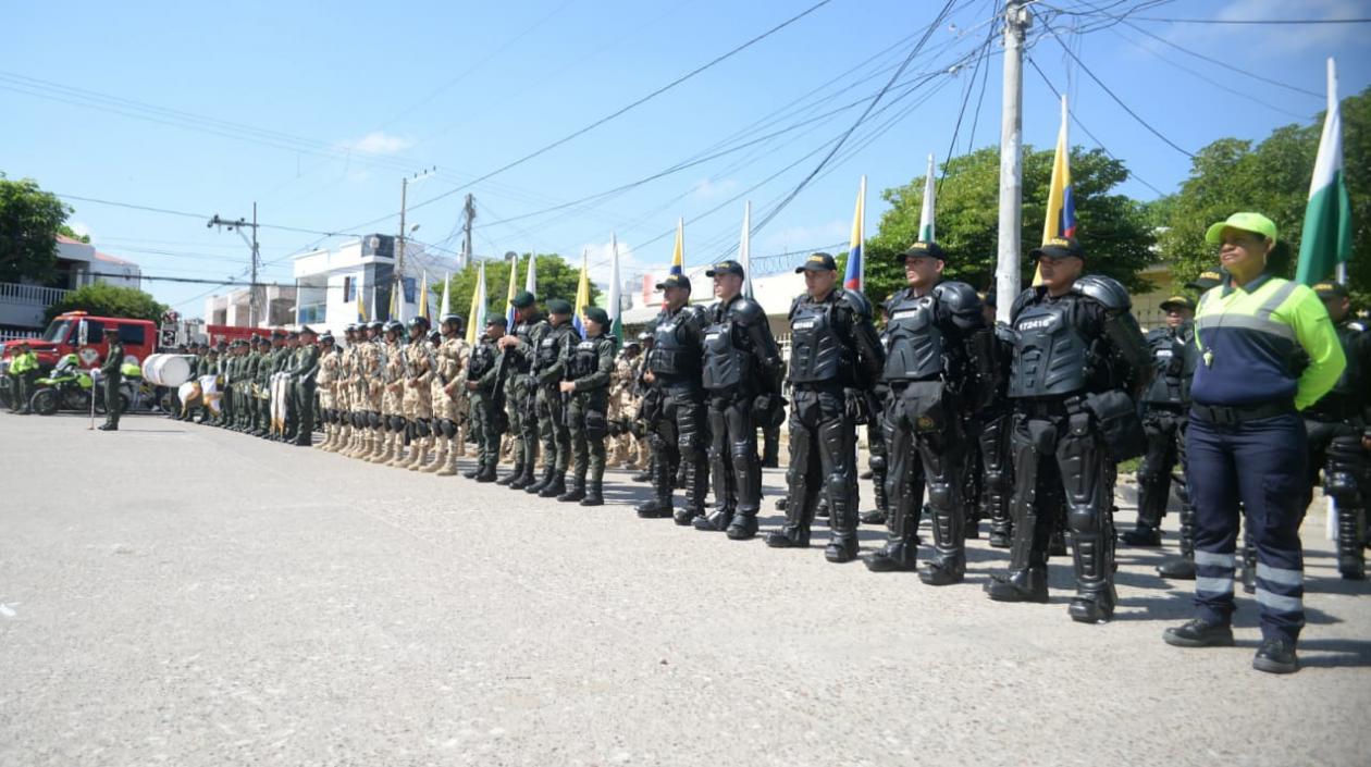 Alcaldía de Soledad hizo el lanzamiento de su plan de seguridad para navidad.