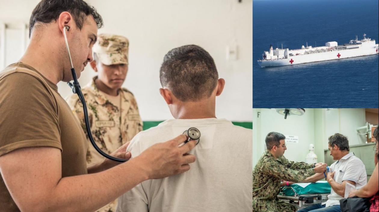  Esta fue la quinta vez que el Comfort vino a Colombia.