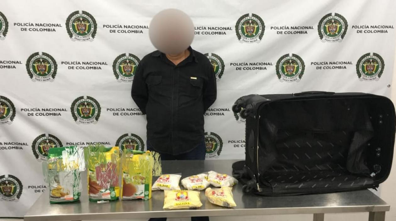 14 kilos de cocaína llevaba el pintor para España.