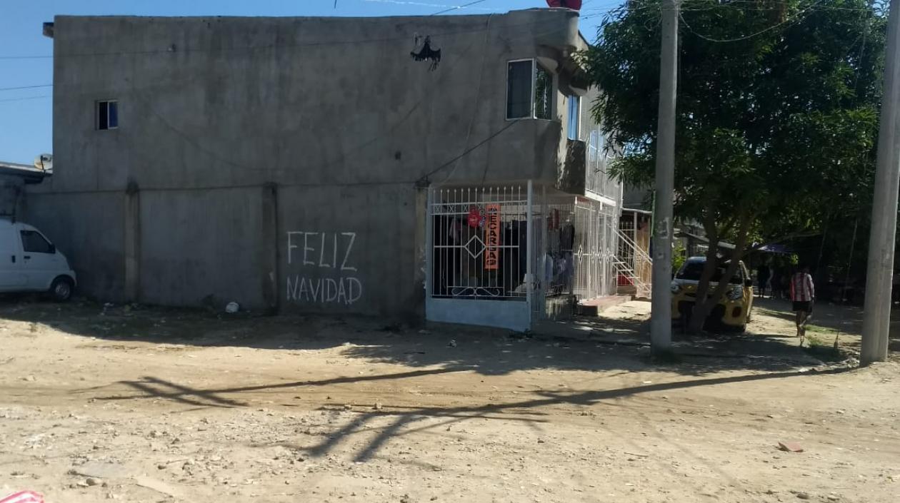 En este sector de Bello Horizonte de Soledad, en la calle 57C con 5C, ocurrieron los hechos.