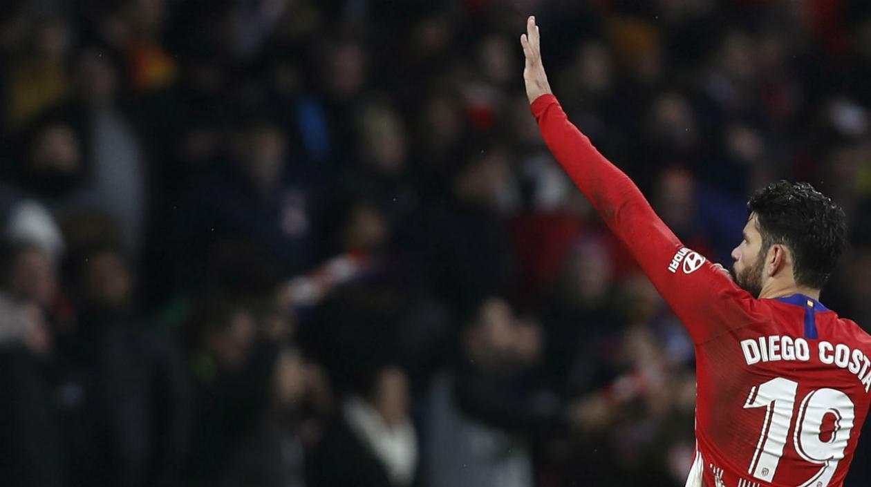 Diego Costa, delantero brasileño. 