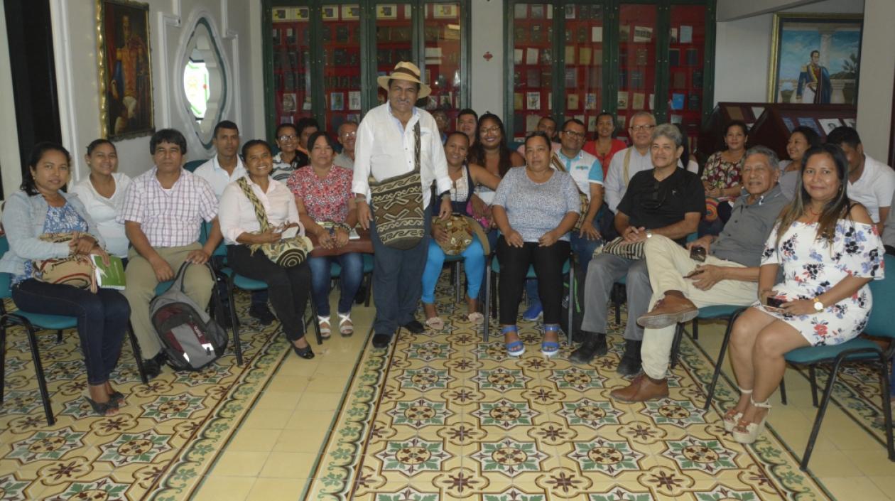 El grupo de participantes. 