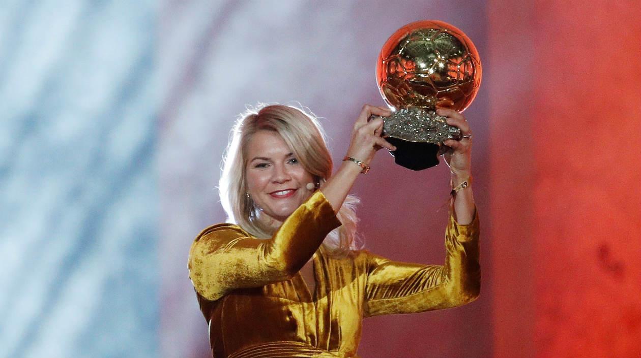 Ada Hegerberg, priemra ganadora del Balón de Oro. 